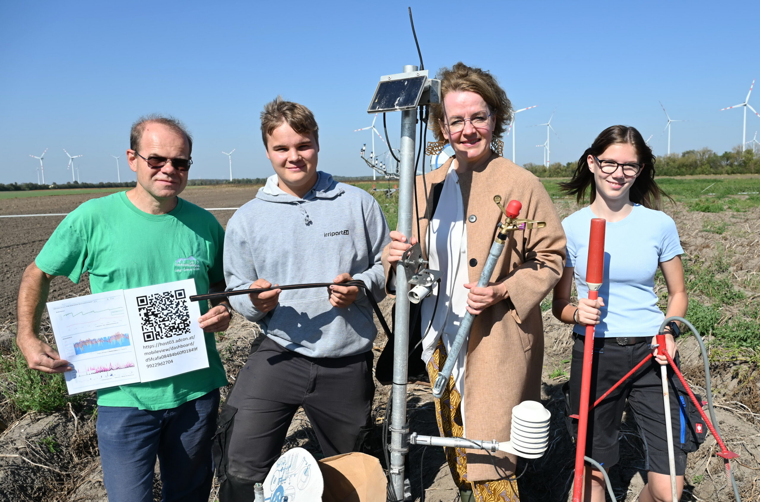 Forschung zur klimafitten Landwirtschaft durch effizientes Bewässerungsmanagement