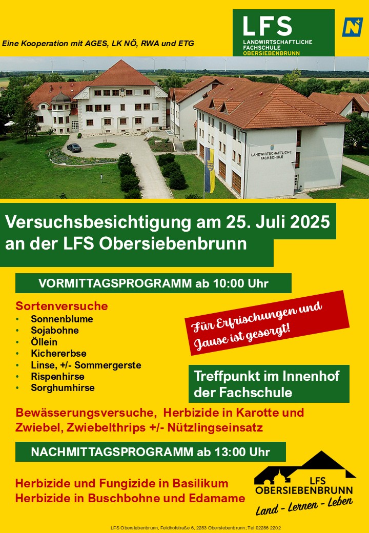 Bild 1 Versuchsbesichtigung