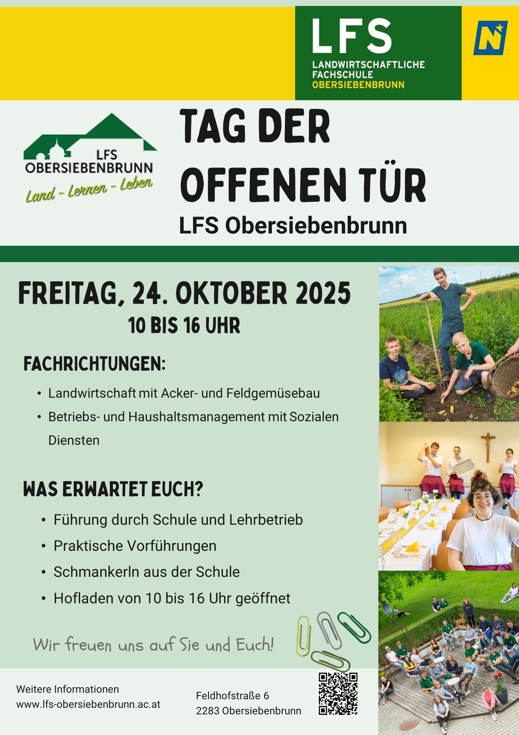 Tag der offenen Tür Plakat