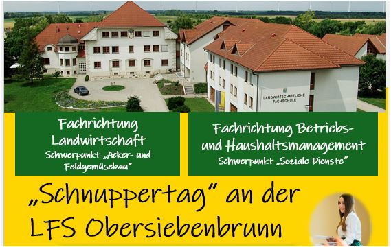 Einladung zum Schnuppertag