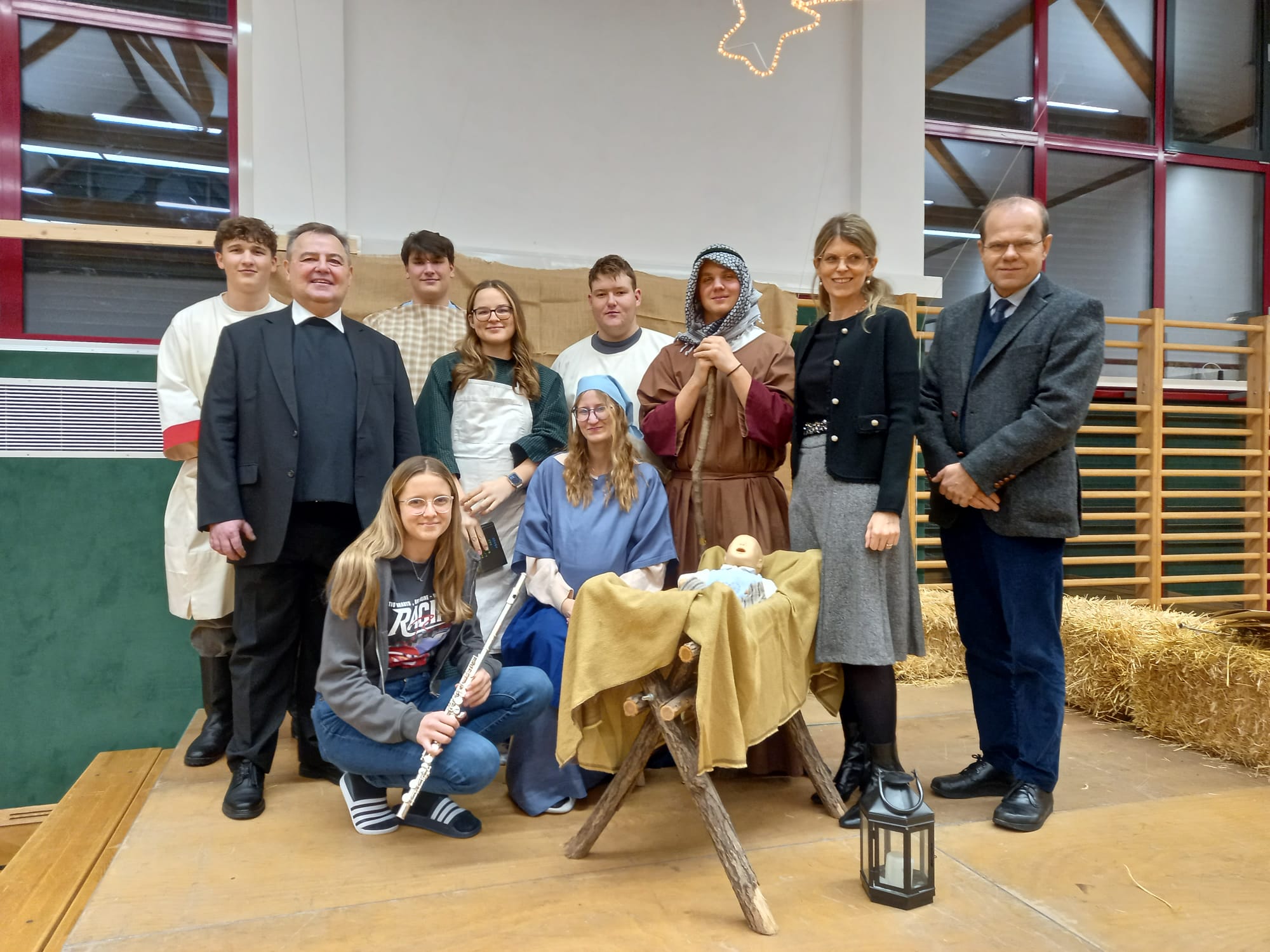 Traditionelles Krippenspiel an der LFS Obersiebenbrunn